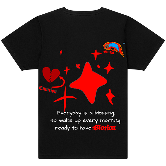 Red motion t shirt
